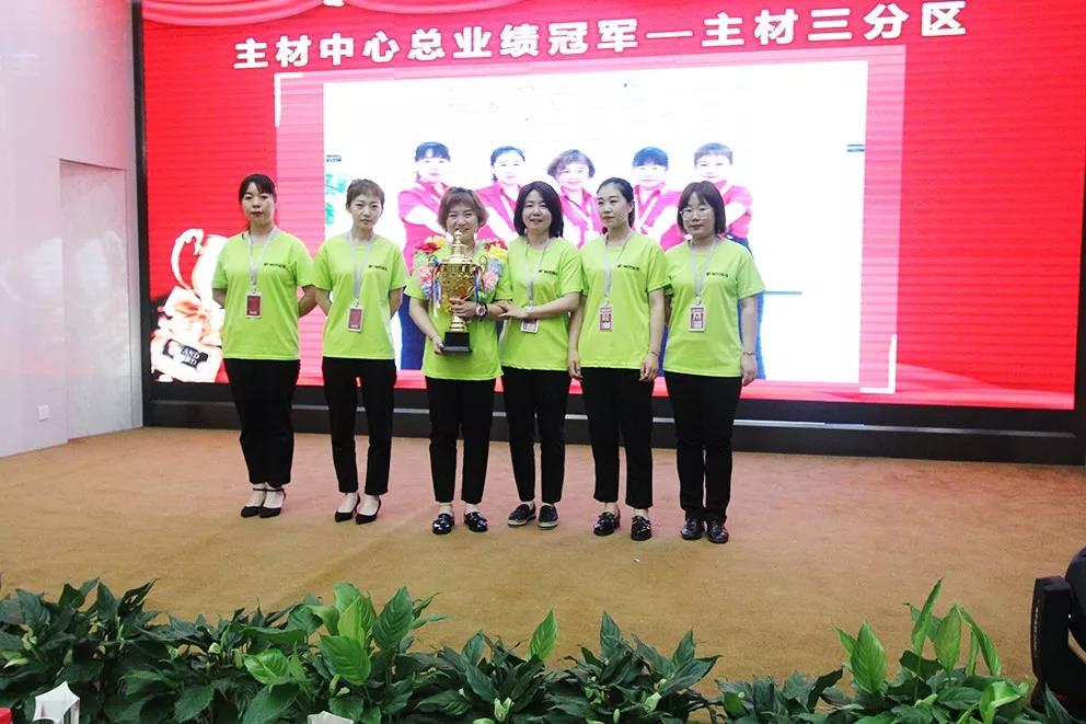主材中心團(tuán)隊(duì)總業(yè)績(jī)冠軍——主材三分區(qū)