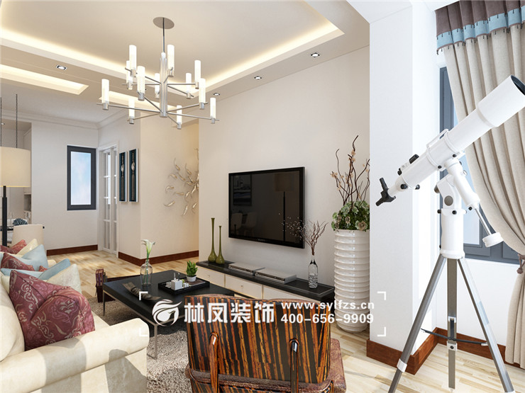 現(xiàn)代風(fēng)格陽臺客廳打通設(shè)計(jì)裝修效果圖