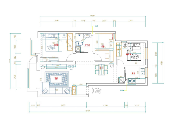 外灘三號(hào)-92平- 現(xiàn)代風(fēng)格-戶(hù)型圖.jpg