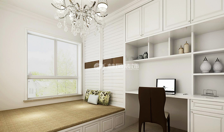 朗明居-116平米 簡約現(xiàn)代風格-書房.jpg