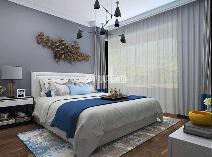 宏泰香蒲灣-110平米-后現(xiàn)代風格-臥室.jpg
