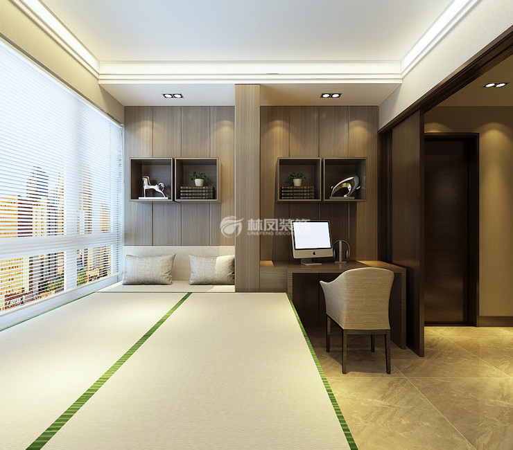 金地藝境-140平-現(xiàn)代風格-榻榻米.jpg