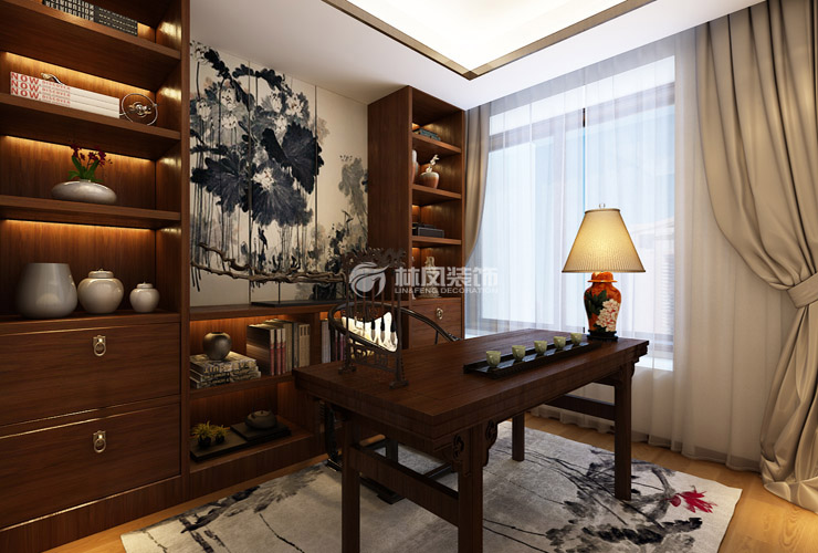北國(guó)之春-158平米-新中式風(fēng)格-客廳書房.jpg