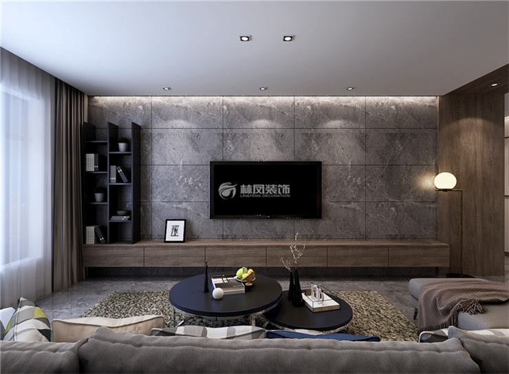 中?？党?125平-港式風格-電視背景墻2.jpg