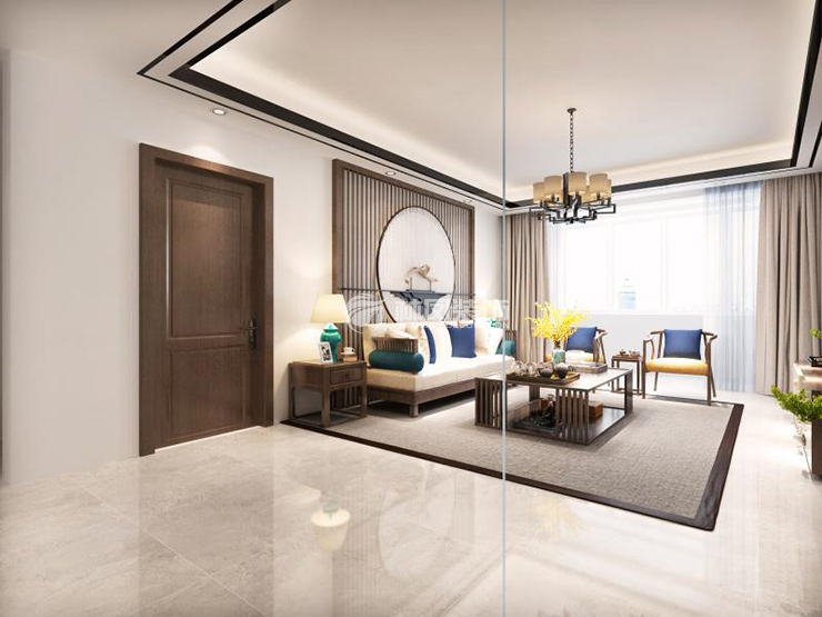 中?？党?125平-新中式風(fēng)格-客廳  (3).jpg