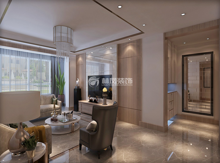 融創(chuàng)沈陽府-145平-現(xiàn)代風格 過道.jpg