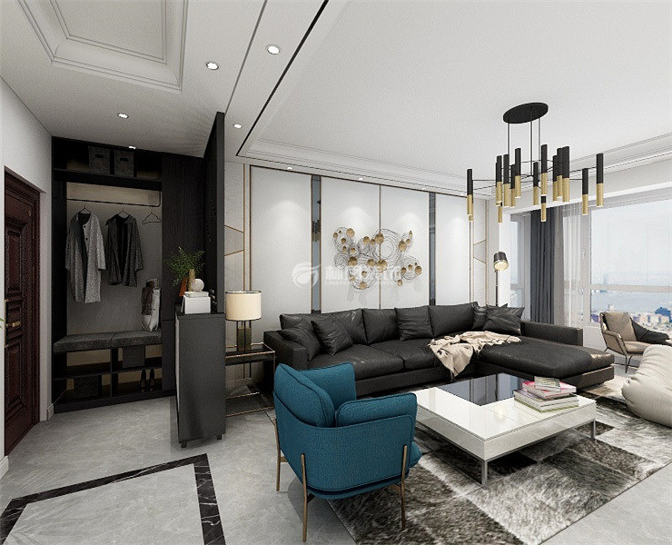 北國奧林匹克花園-156平-現(xiàn)代輕奢風(fēng)格-客廳 (1).jpg