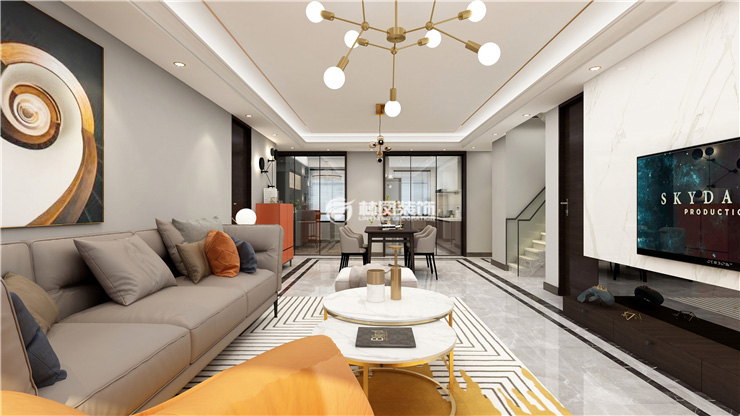 萬(wàn)科翡翠書院-140平-現(xiàn)代輕奢風(fēng)格-客廳.jpg
