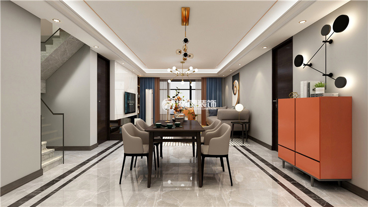 萬(wàn)科翡翠書院-140平-現(xiàn)代輕奢風(fēng)格-餐廳 .jpg