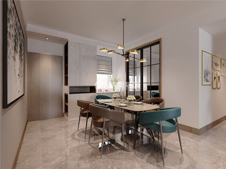 中?？党?125平-現(xiàn)代風(fēng)格-餐廳.jpg