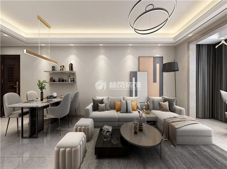 五礦世家金城-125平-現(xiàn)代輕奢風格-客廳2.jpg