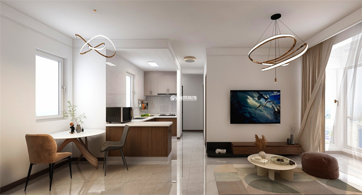 華發(fā)全運首府-84平米-現(xiàn)代風格-客餐廳.jpg