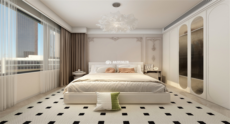 浦江.御景灣-150平-現(xiàn)代奶油風格-主臥.jpg