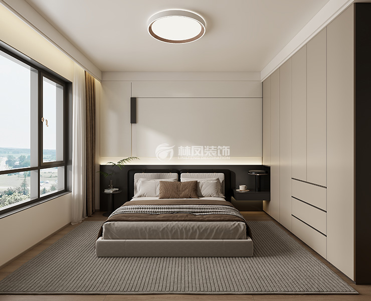 中海仁德里-150平-現(xiàn)代簡約-主臥室.jpg