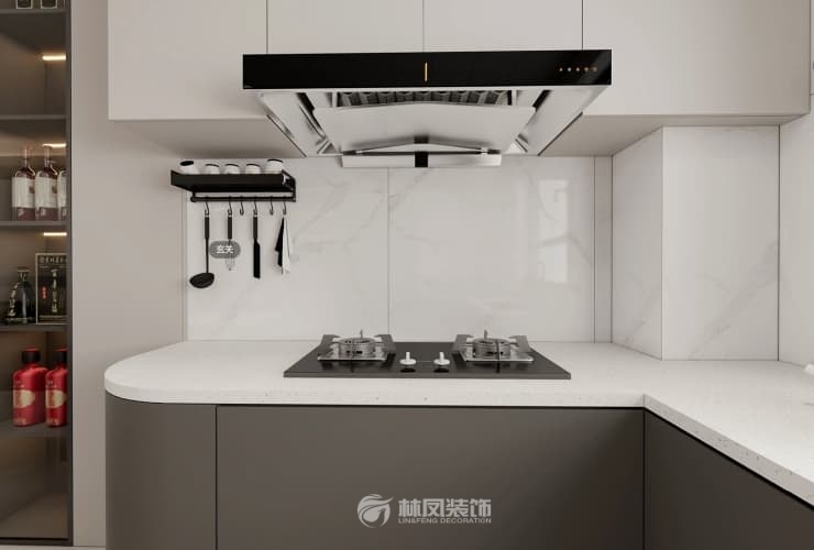 保利公園壹號(hào)124平 現(xiàn)代風(fēng)格 廚房2.jpg