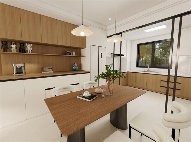 保利天匯-140平-原木風(fēng)格-餐廳.jpg
