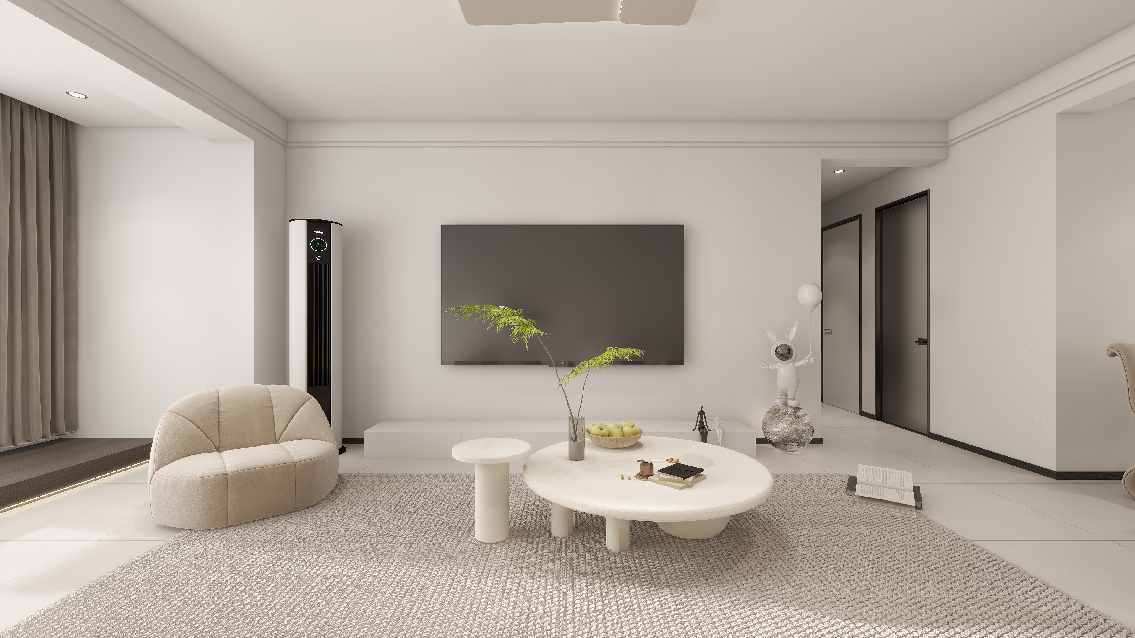 格林生活坊95㎡ 現(xiàn)代風(fēng)格 客廳2.jpg