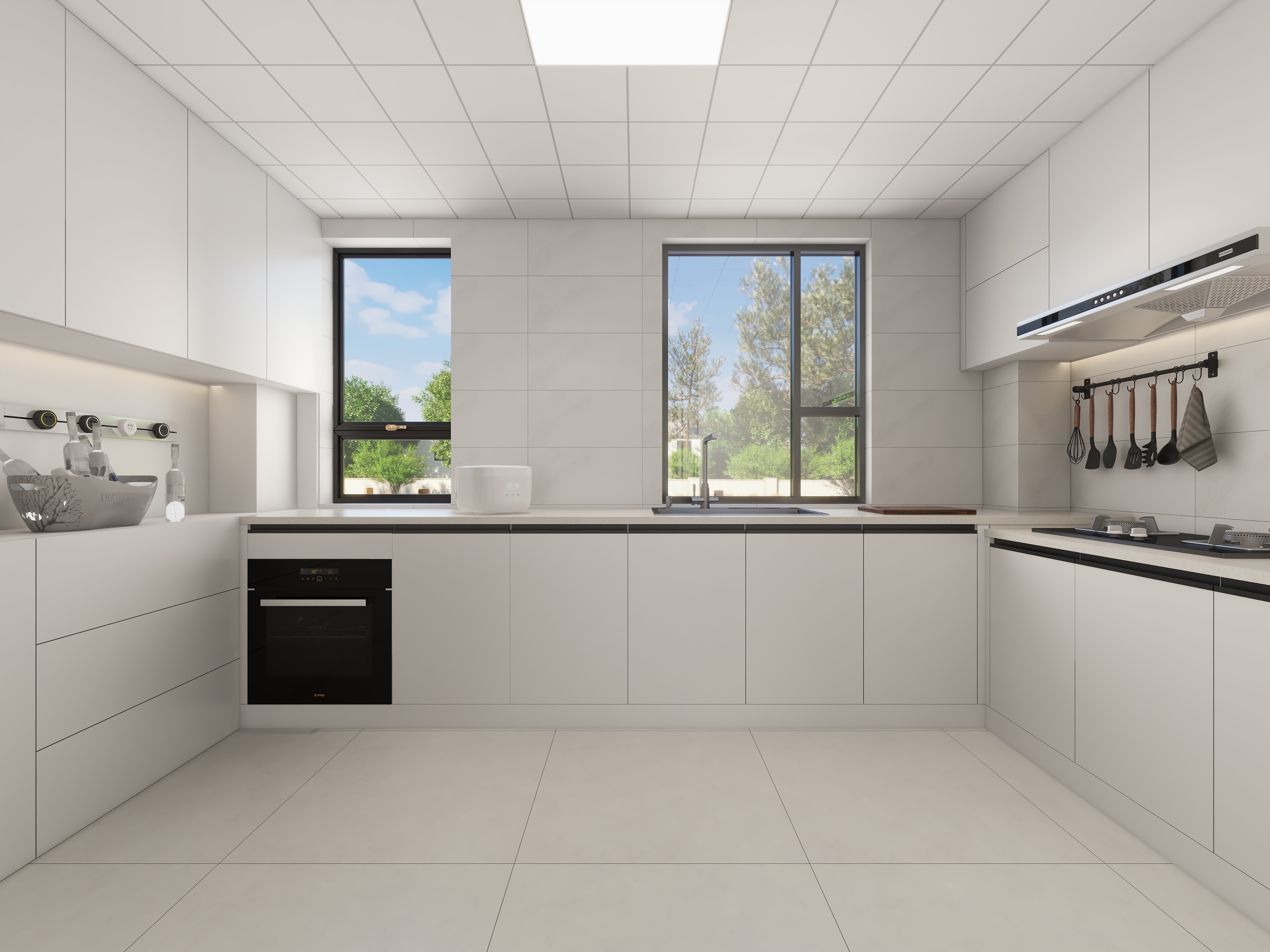 格林生活坊95㎡ 現(xiàn)代風(fēng)格 廚房.jpg