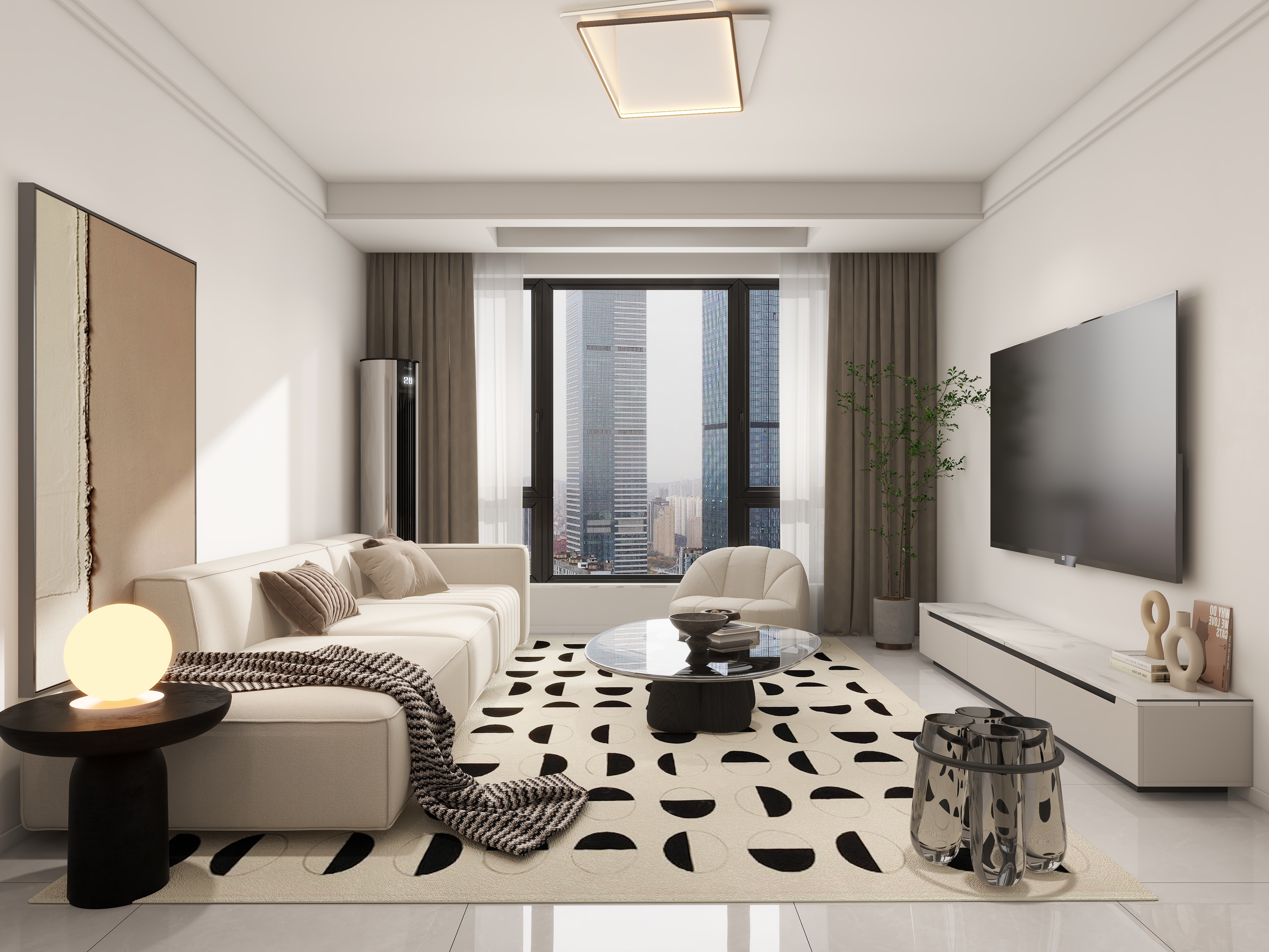 保利茉莉公館115㎡現(xiàn)代風(fēng)格-客廳 .jpg