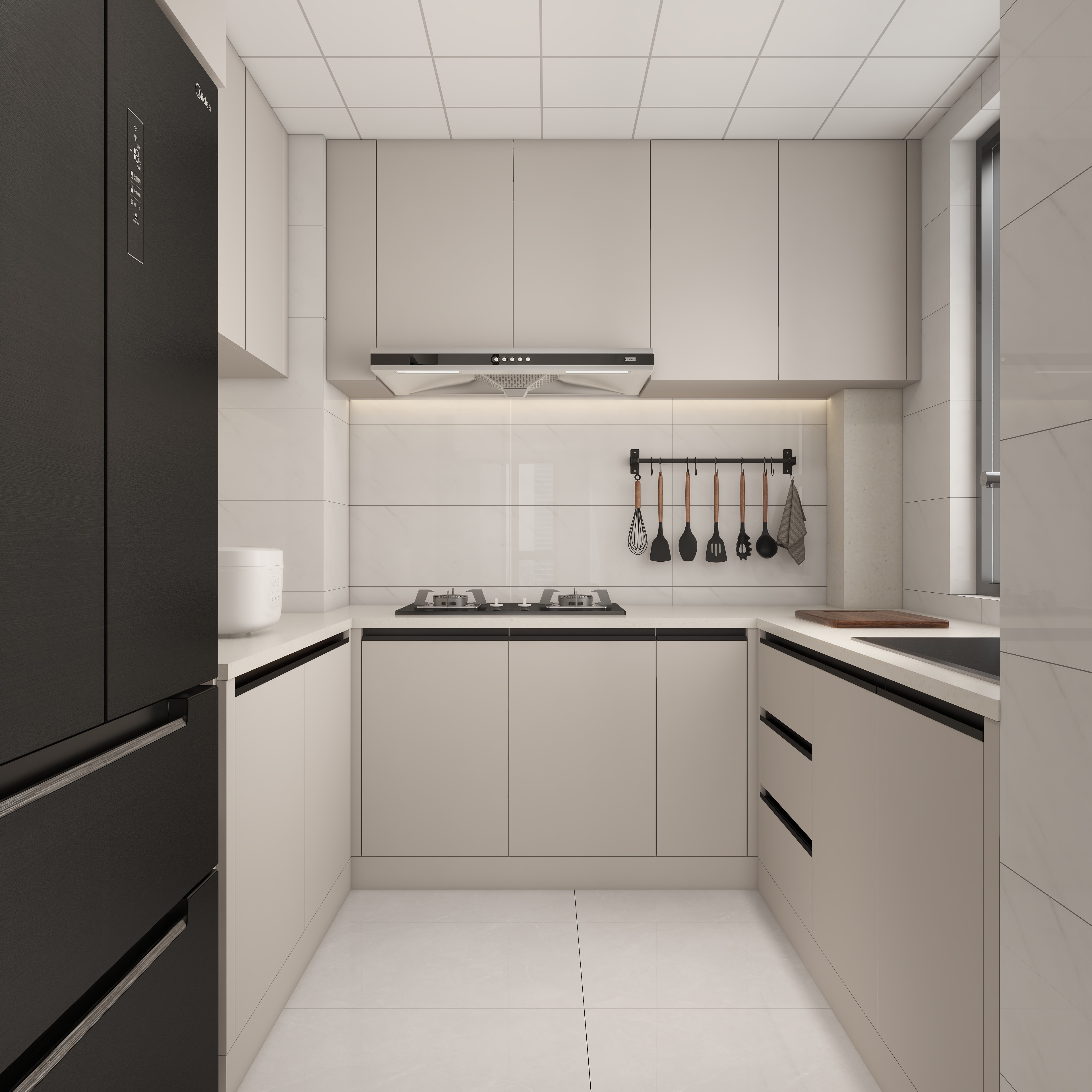 保利茉莉公館115㎡現(xiàn)代風(fēng)格-廚房 .jpg