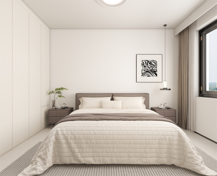 泊岸華庭-100平-現(xiàn)代風格-主臥.jpg