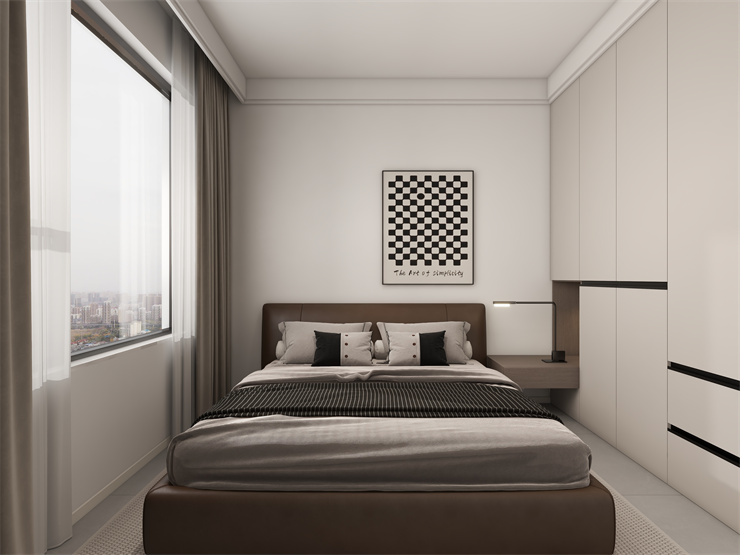 旭輝東樾城-90平-現(xiàn)代風(fēng)格-主臥室.jpg